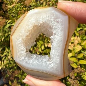 Druzy Quartz & Agate Moon